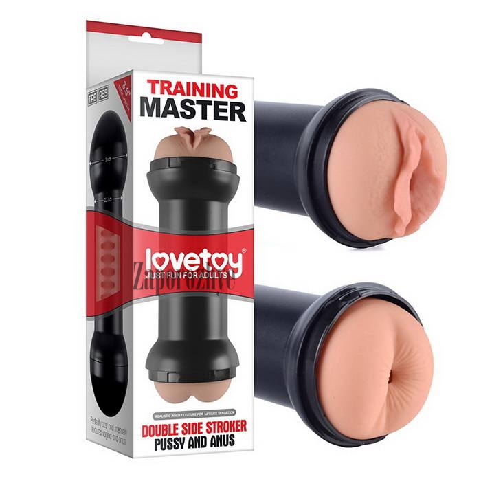 Двойной мастурбатор Training Master Double Side Stroker Pussy and Anus Lovetoy
