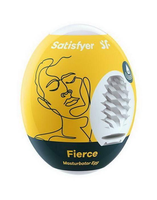 Satisfyer Masturbator Egg Single Fierce - Самосмазывающийся мастурбатор-яйцо